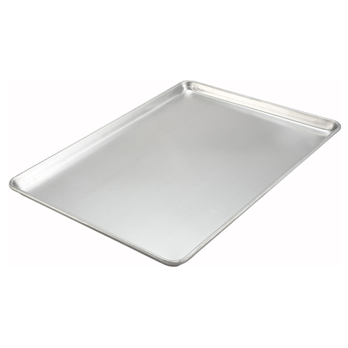 Vollrath (5303) Wear-Ever Heavy Duty Half Size Aluminum Bun / Sheet Pan 18 Gauge, Wire in Rim, 13 x 18