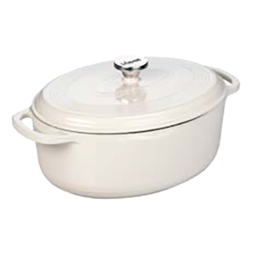 LODGE CAST IRON 6 QUART MIDNIGHT CHROME ENAMELED DUTCH OVEN - Northwoods  Wholesale Outlet