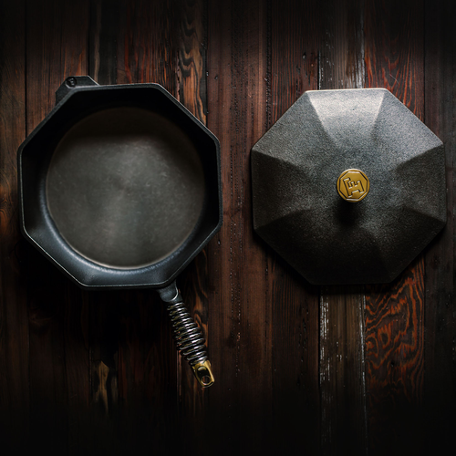 Finex Cast Iron Skillet w/ Lid, Octagonal