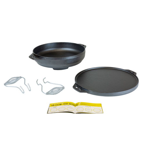 Lodge Cast Iron 7 Piece Set 10 1/4 Skillet 10 1/2 Griddle 10 1/4 grill Pan