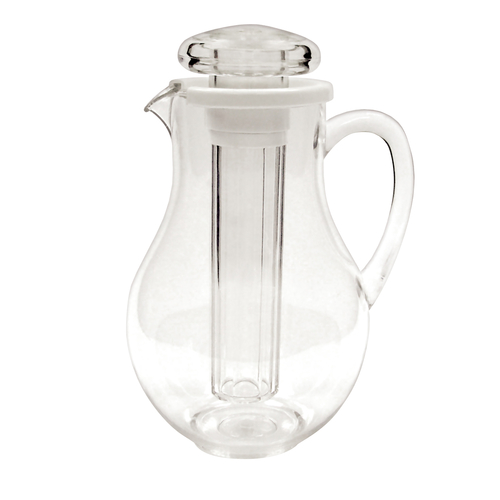 GET 64 Oz. Clear Plastic Pitcher with Lid, Dishwasher Safe, Break