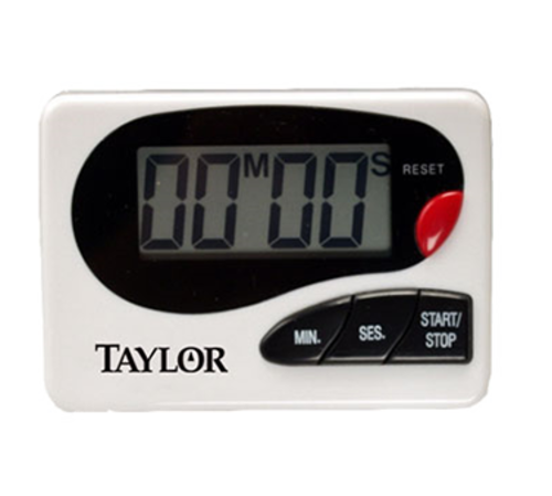 Taylor 3519FDA Digital Thermometer w/ Auto Off, Battery Included, LCD Readout, Black