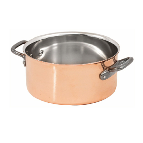 Matfer Bourgeat 8 Piece Copper Cookware Set, Professional Grade with  Stainless Steel Lining