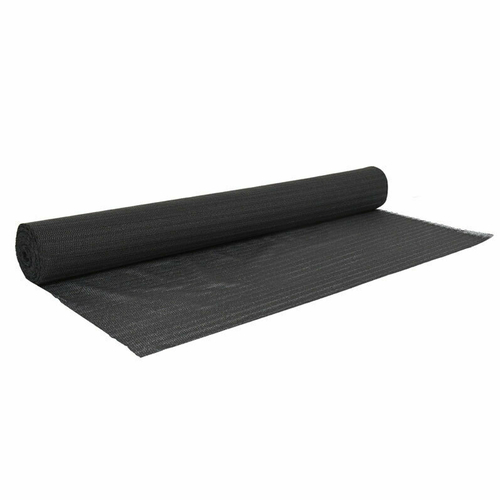 Tablecraft 1218BK 12 x 18 Black Rubber Service Mat