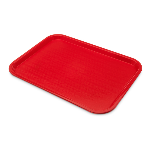 Winco FFT-1216R Fast Food Tray, 12 x 16 - Red