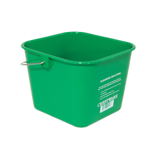 Crestware BUCMG 6-Quart Cleaning Bucket, Medium, Green