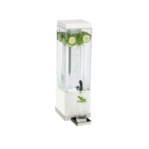 3 Gallon Plastic Beverage Dispenser with Stainless Steel Base