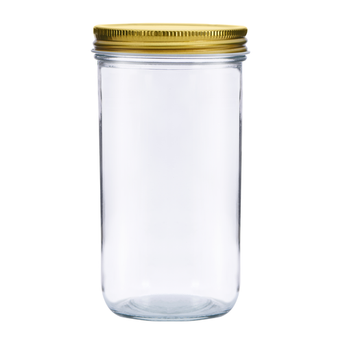 Libbey 97084 16 1/2 oz County Fair Plain Panel Drinking Jar