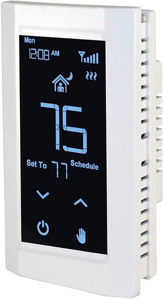KGH K901-W KGH THERMOSTAT HOOT WIFI PROGRAMMABLE TOUCHSCREEN ELECTRONIC THERMOSTAT SP 16A 120/208/240V