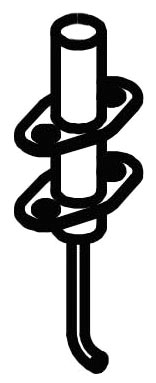 415-43232-00 BRAD WHITE FLAME SENSOR W/GASKET | Grove Supply Inc.