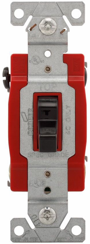 Leviton 5638 - 20 Amp, 120 Volt, Decora Plus Rocker Pilot Light - Illu