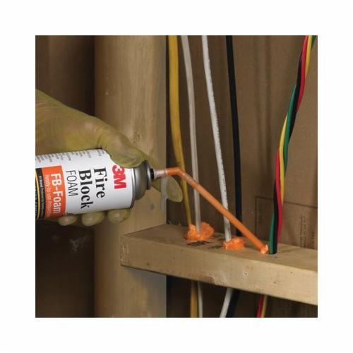 FB-FOAM-ORANGE 3M FIRE BLOCK FOAM ORANGE 12 FL OZ AEROSOL CAN RESIDENTIAL USE ONLY 7100006734