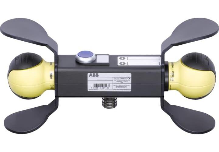 2TLA020007R6000 JOKAB JSTD25F TWO HAND CONTROL STATION WITH TWO SAFEBALLS M12 5PIN QD