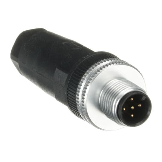 2TLA020055R1100 JOKAB M12-C02 M12 FIELD WIREABLE 5PIN STRAIGHT MALE SCREW TERMINAL 2.5-6.5MM CABLE OD