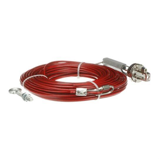 2TLA050210R0430 JOKAB LINESTRONG ROPE KIT 30METER RED GALVANIZED INCLUDES TENSIONER QUICKLINK EYEBOLTS ALLEN KEY
