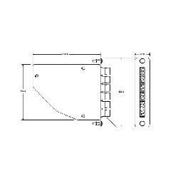 FM001636 AFL FGX FIBER ADAPTER PANEL BRACKET