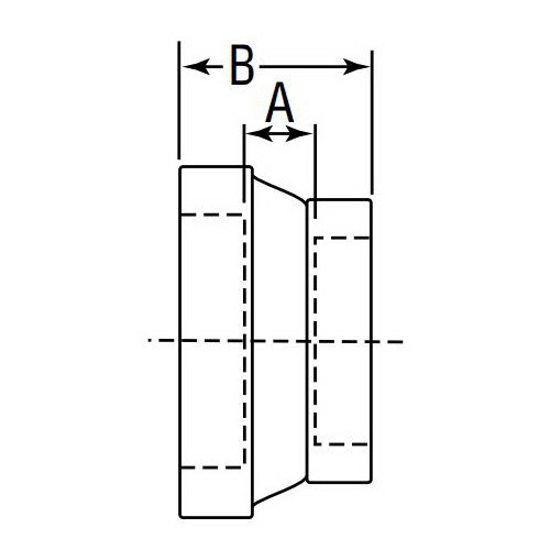 (D) 3/4X1/2 CI RED COUPLING