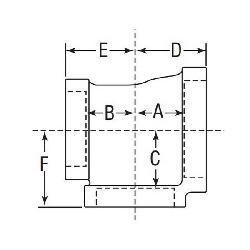 (D) 1X3/4X1/2 CI TEE