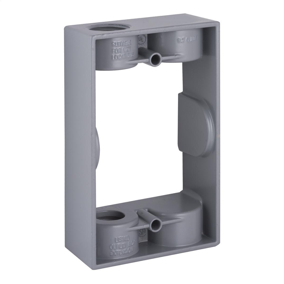 5399-0 RACO WP ADAPT EXT 1G 2 (1/2 OUTLET) 05016953990