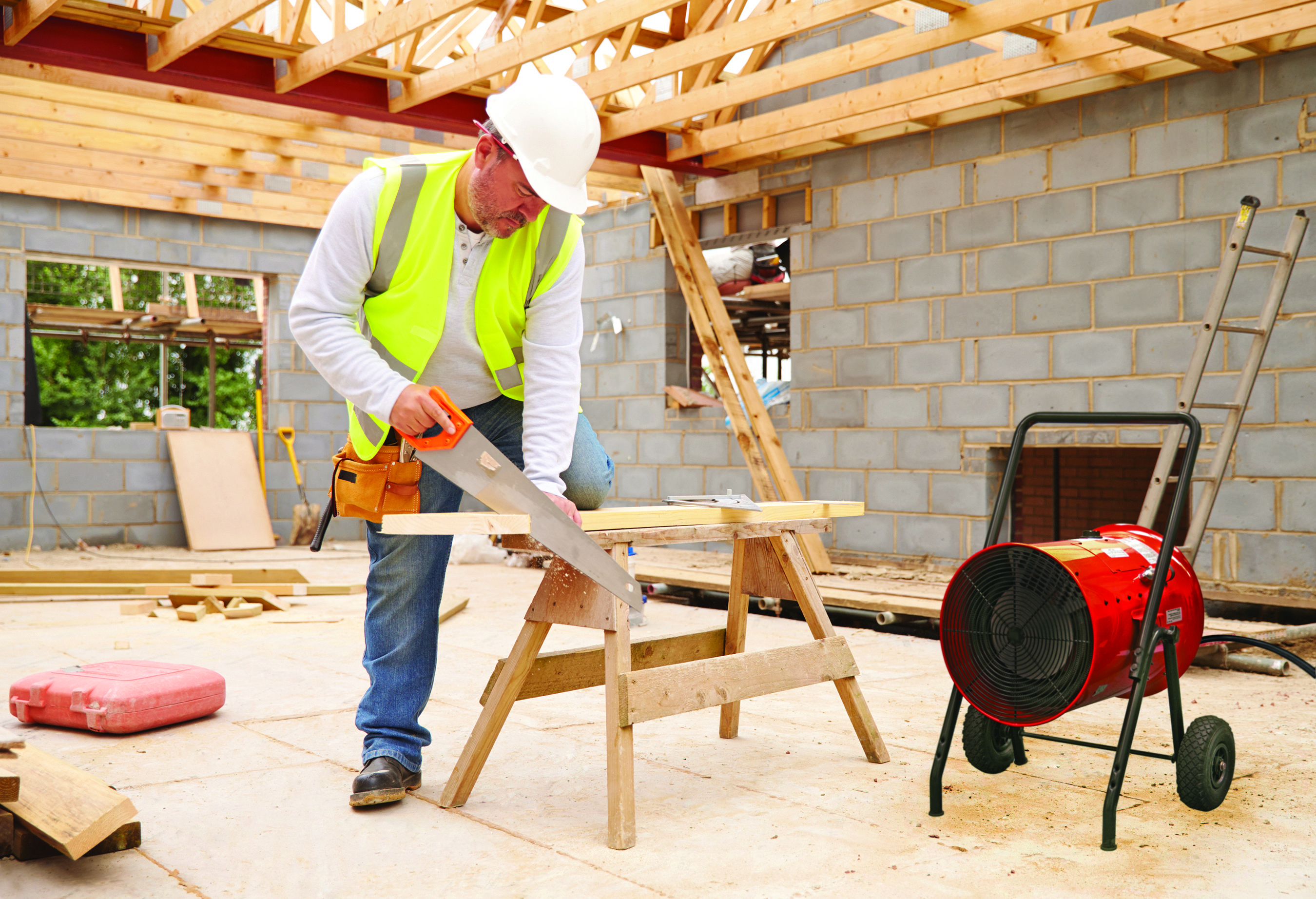 BDH1523A BERKO 15 KW AT 240V 3PH PORTABLE ELECTRIC BLOWER HEATER