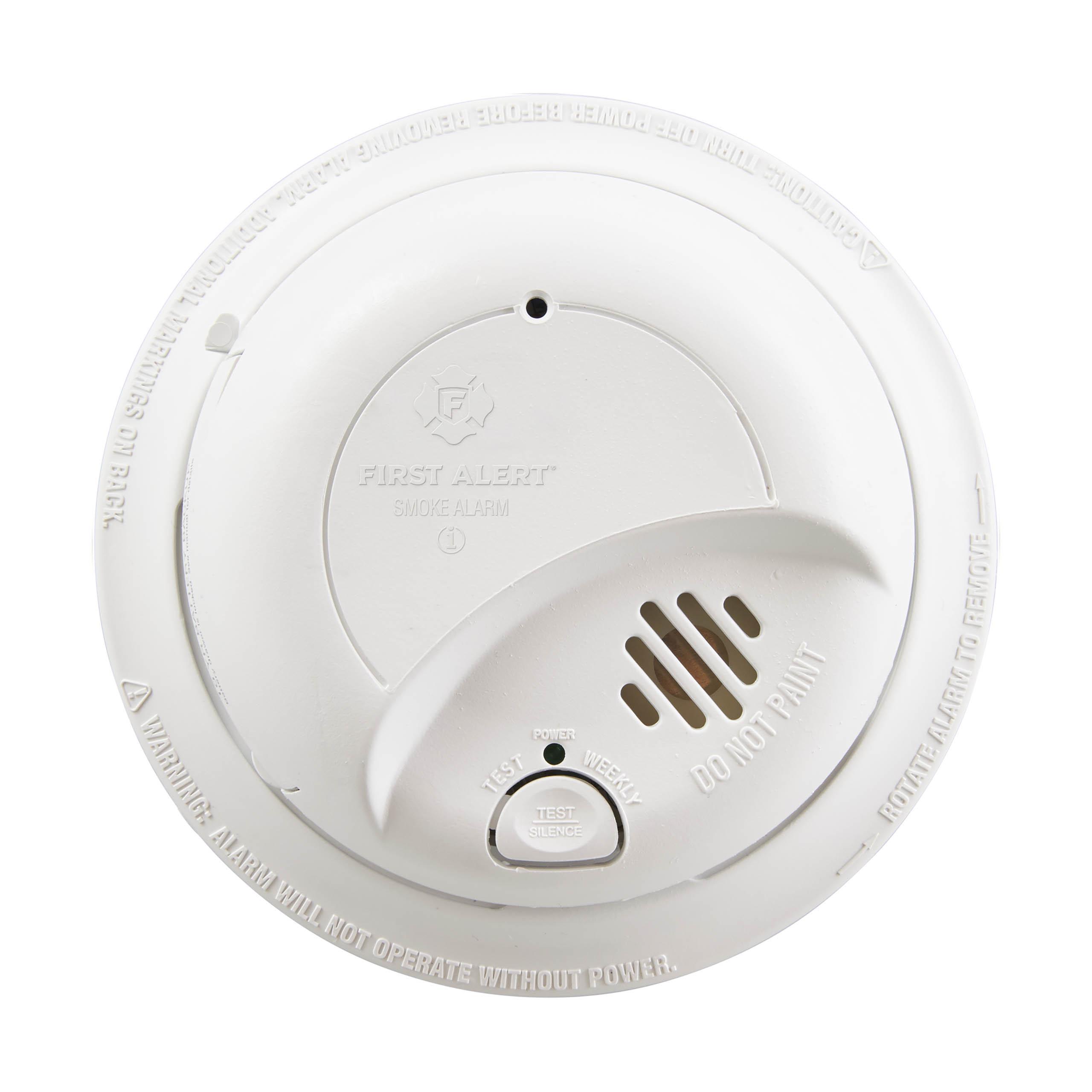 9120LBL BRK 120V AC/DC SMOKE ALARM - 10YR LITHIUM BATTERY - LOCKED BATTERY DRAWER ZZZZ