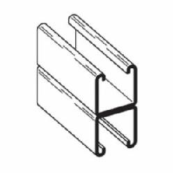 B54A-120GLV B-LINE CHANNEL, 13/16-IN. X 1 5/8-IN., BACK TO BACK, 14 GA., 120-IN. (10 FT), GALVANIZE 78101126130