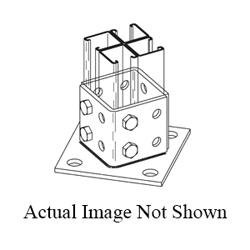 B570AZN B-LINE POST BASE FOR FOUR CHANNEL COMBINATIONS, 3 1/2-IN. HIGH, ZINC 78101155859..