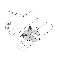B670-1HDG B-LINE PARALLEL PIPE CLAMP, 1-IN., HOT DIP GALVANIZED 78101156703