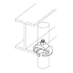 B-LINE B671-3/4HDG CONDUIT CLAMP