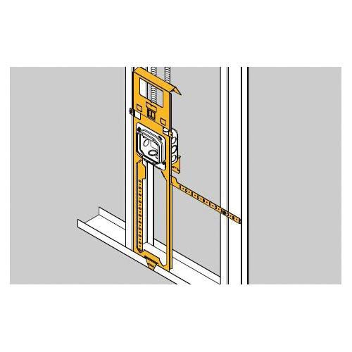 BBF18C B-LINE FLOOR-MOUNT BOX SUPPORT, 18-IN. FLOORSTAND WITH CABLE CLIP