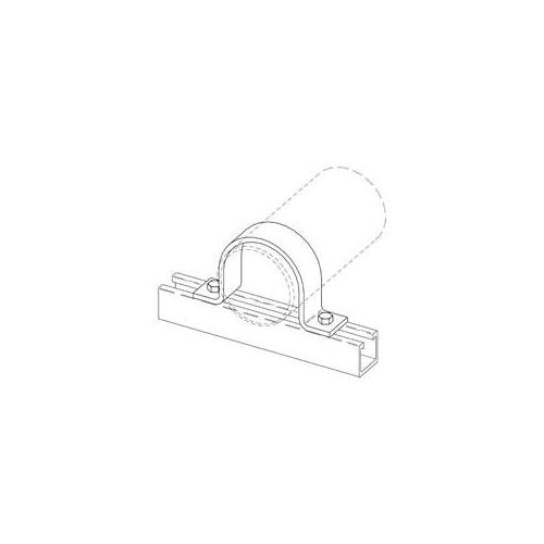 BFP2400-3 B-LINE TWO HOLE PIPE CLAMP, 3", FIBERGLASS..