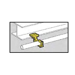 BG-8-12-E-5-8 B-LINE CONDUIT TO BEAM FASTENER, 1/2-IN., 3/4-IN. CONDUIT, 5/16-IN. TO 1/2-IN. FLANGE