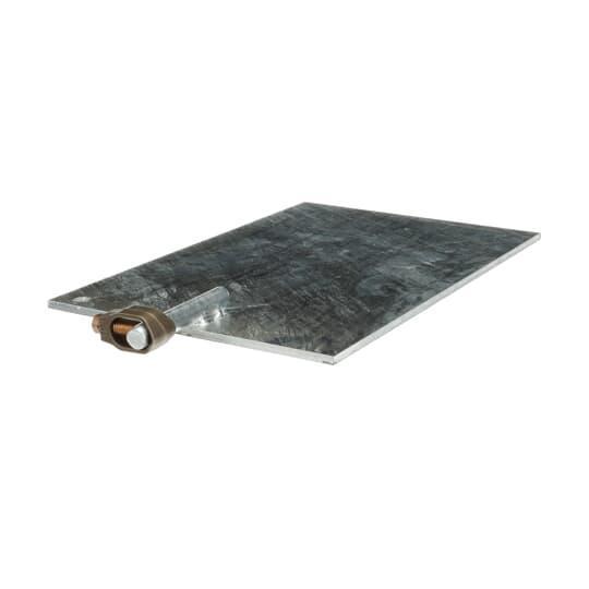 1016BTB T-B GROUND PLATE C/W CLAMP - GALVANIZED 78378610805
