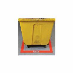 104343 BRADY 3" X 100' B514 RED FLOOR TAPE