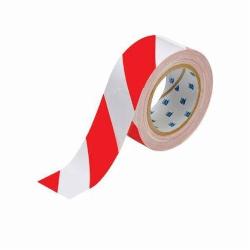 104318 BRADY 2 IN X 100 FT B514 RED/WHITE FLOOR TAPE
