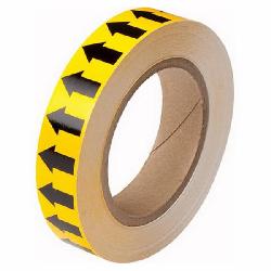 106176 BRADY PIPE MKR TAPE B302,BK/YW,1"X30YD,1RL