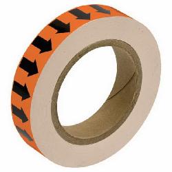 109940 BRADY PIPE MKR TAPE,B302,BK/OR,1"X30YD,,1RL