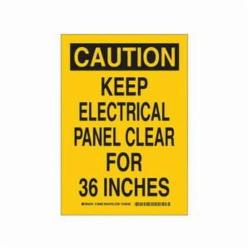 126961 BRADY SIGN B401 7X10 BK/YW CAUTION KEEP