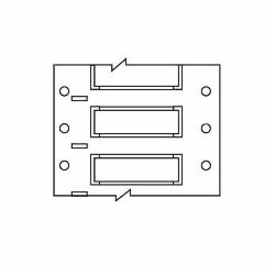 HX-187-2-WT BRADY 3/16 IN X 2 IN (4.80 MM X 50.80 MM) 66282081801