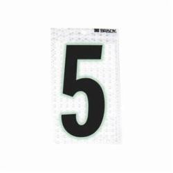 3010-5 BRADY LABEL 3 SERIES 3"H BLK/GLOW/SLV 5 10/PK