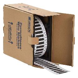 3FR-250-2-BK BRADY WIRE MKR THT B344 0.25X2 BLK 2500 EA/RL