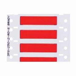 3PS-250-2-RD-S BRADY WIRE MKR,THT,B342 DBL,0.25X2,RED,500/RL