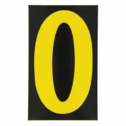 5000-0 BRADY LABEL,BRADYLITE,2.5"H,YLW/BLK,0,25/ PK