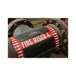 109929 BRADY PIPE MKR TAPE,B946,WT/BRN,2"X30YD,,1RL