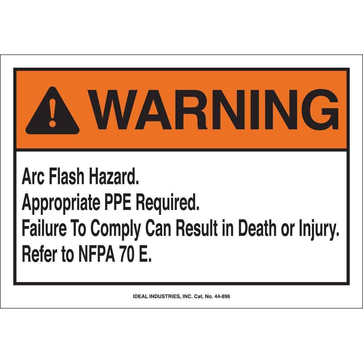 87813 BRADY ELECTRICAL HAZARD SIGN