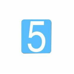 97605 BRADY VINYL CLOTH NUMBERS 2-1/4 X 7/8