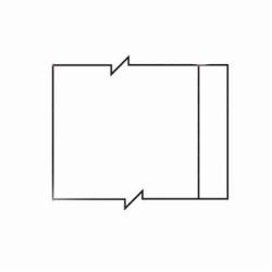 M21-750-595-RD BRADY 3/4" VINYL WHITE ON RED