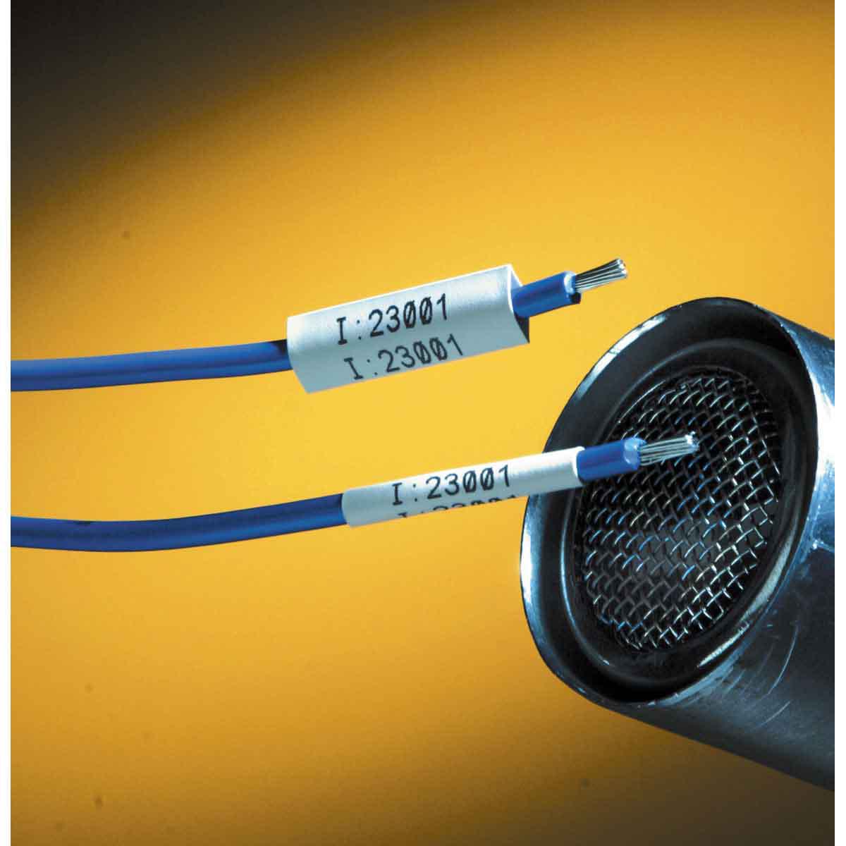 M6-187-1-342-WT BRADY HEAT-SHRINK LBLS 0.187DIA WT 1" RL/100