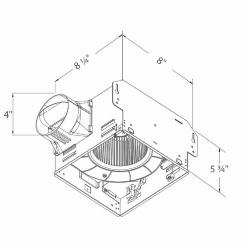 GBR80 DELTA 80CFM FAN