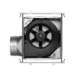 ZN110ML NUTONE 110 CFM, <0.3 SONES, MOTION SENSING FAN WITH 36W FLUORESCENT LIGHT (2-18 WATT GU24 BULBS INCLUDED) AND 4W NIGHT LIGHT